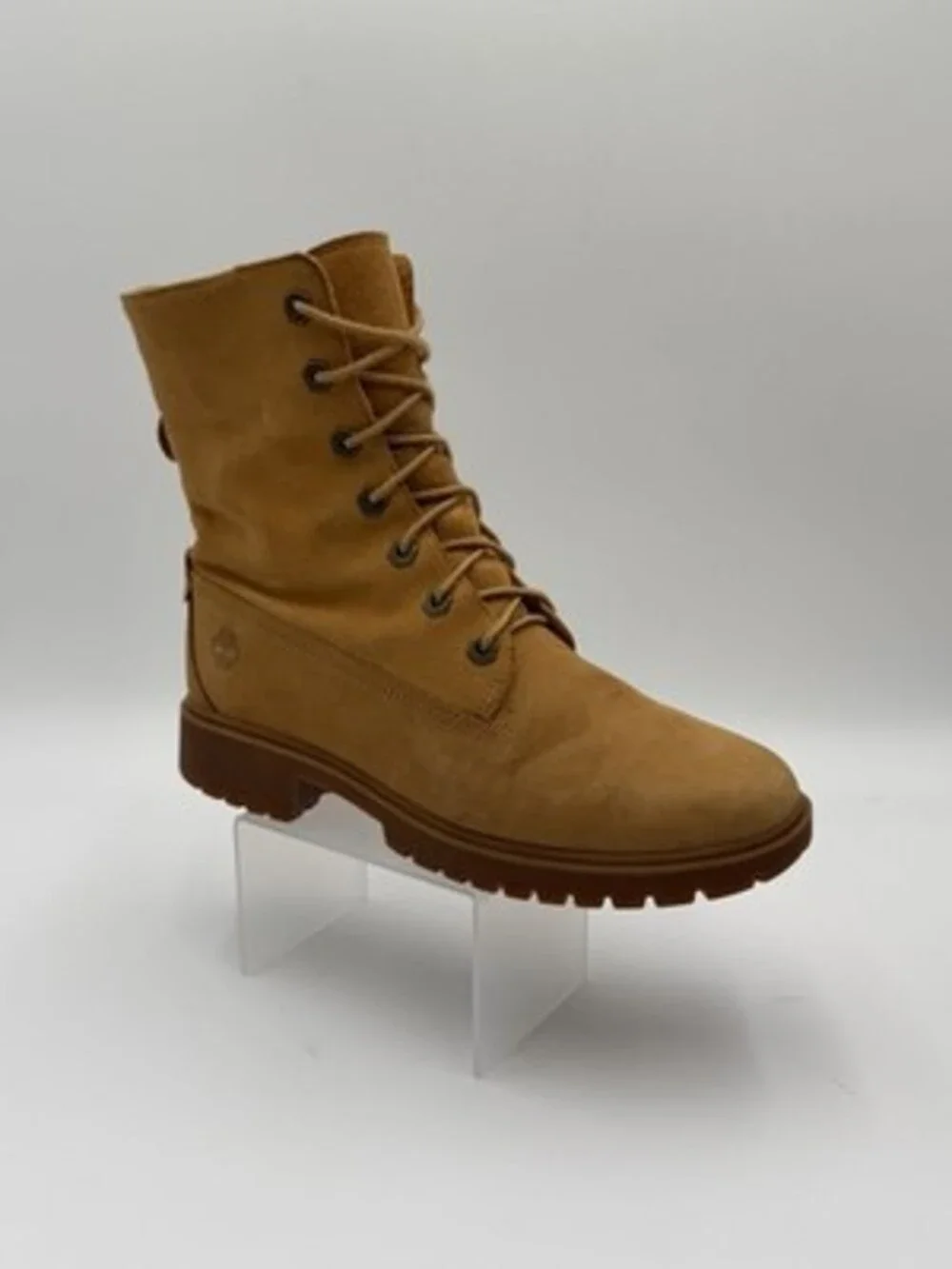 Timberland Boots Womens Size 7.5 Wheat Waterproof Fleece Lined Nubuck Teddy